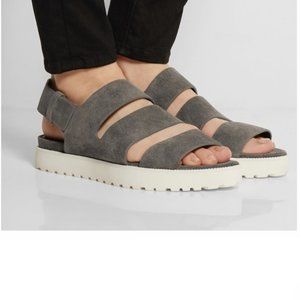 Alexander Wang grey suede sling back sandal